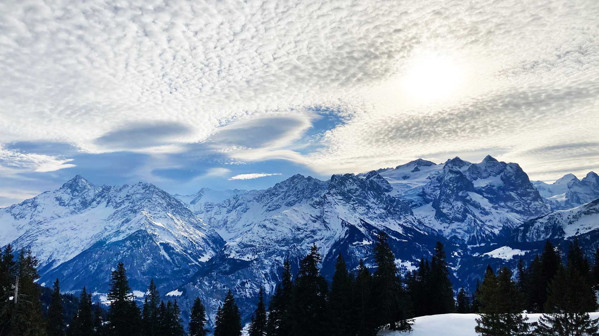 Blickpunkt Berner Oberland im Februar 2022