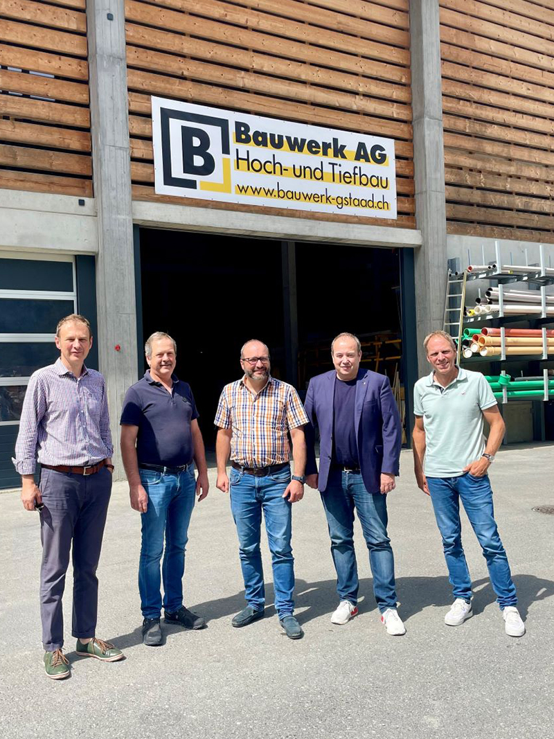 Firmenbesuch bei der Bauwerk AG in Gstaad